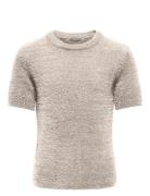 Kogpiumo S/S O-Neck Top Knt Grey Kids Only