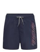 Jpstfiji Jjswim Double Logo Ly Sn Jnr Navy Jack & J S