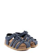 Sandal Suede Cork Navy Mikk-line