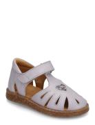 Sandals - Flat - Closed Toe Purple ANGULUS