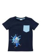 Stänk T-Shirt Navy Martinex