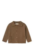 Nmmtheo Ls Loose Knit Card Lil Brown Lil'Atelier