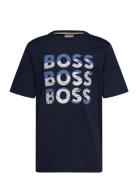 Short Sleeves Tee-Shirt Navy BOSS