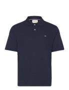 Shield Logo Ss Polo Navy GANT