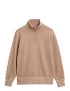 Sunfaded Half Zip Sweat Beige GANT