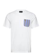 Stripe Pocket T-Shirt White Lyle & Scott