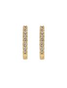 Emilia Small Hoops White White Bon Dep