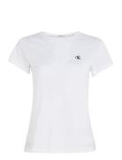 Ck Embroidery Slim Tee White Calvin Klein Jeans