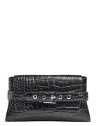 Yvettembg Clutch, Croco Black Markberg
