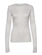 Fermi L/S Silk Top Grey Gai+Lisva