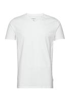Mens Stretch V-Neck Tee S/Smens Stretch V-Neck Tee S/S White Lindbergh
