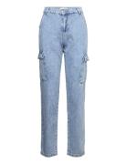 Pocket Cargo Jeans Blue Mango