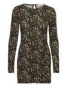Flower Print Dress Black Mango
