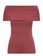 Beatriz Knitted Top Red Twist & Tango