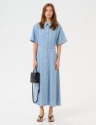 Gzsauda Ss Long Dress Blue Gestuz