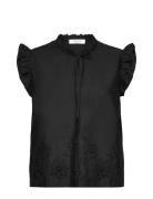 Rwlauren Sl Regular Top Black Rosemunde