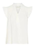 Kaliany Via Blouse Cream Kaffe
