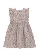 Dress Ss In Liberty Fabric Pink Huttelihut