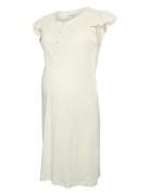Mlivana Lia Cap Jrs Nightgown 2F Noos Cream Mamalicious