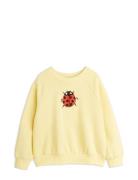 Ladybugs Emb Sweatshirt Yellow Mini Rodini