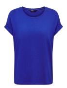 Onlmoster S/S O-Neck Top Noos Jrs Blue ONLY