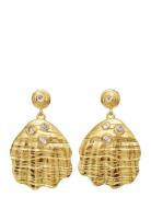 Palma Earrings Gold Maanesten