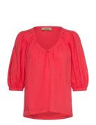 Mmtaissa Linen Blouse Red MOS MOSH