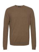 Slmberg Crew Neck Noos Brown Selected