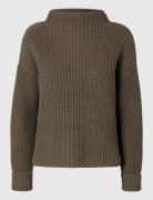 Slfselma Ls Knit Pullover Noos Brown Selected