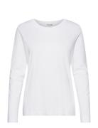 Slfstandard Ls Tee Noos White Selected