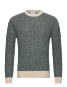 Slmrai Ls Knit Crew Neck Noos Khaki Selected