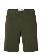 Slhslim-Miles Flex Shorts Noos Green Selected