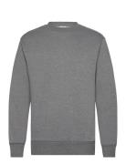 Slhreg-Dan Sweat Crew Neck Grey Selected