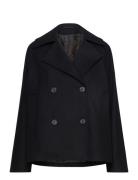 Slfalma Short Wool Jacket Noos Black Selected