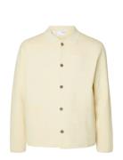 Slmmike Light Polo Cardigan Noos Yellow Selected