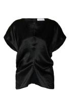 Slfelise Ss Top Black Selected