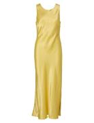 Slfselene Sl Cowl Back Midi Dress B Yellow Selected