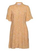 Slfjalina 2/4 Short Shirt Dress M Beige Selected
