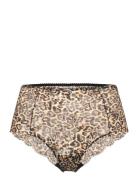 Lace Highwaist Briefs Gold Understatement Underwear