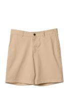Classic Cotton Twill Shorts Beige Lexington Clothing