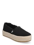 Valencia Platform Espadrille Black TOMS