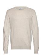 Mélange Round Neck Knit Cream Lindbergh