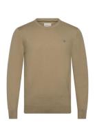 Shield Cotton C-Neck Khaki GANT