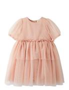 Nmfliberty Ss Tulle Dress Lil Pink Lil'Atelier