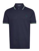 Twin Tipped Fp Shirt Navy Fred Perry