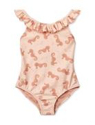 Kallie Printed Swimsuit Pink Liewood