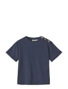 Kenna T-Shirt Navy Fliink