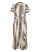 Aliyall Maxi Dress Ls Beige Lollys Laundry