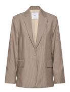 Lyocell Suit Jacket Beige Mango