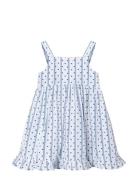 Polka Sl Dress White Fliink